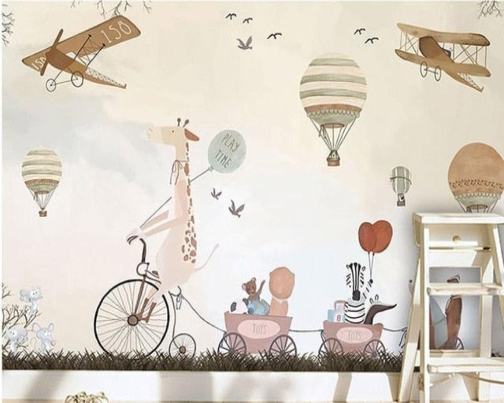 3D Wallpaper Animal Cartoon